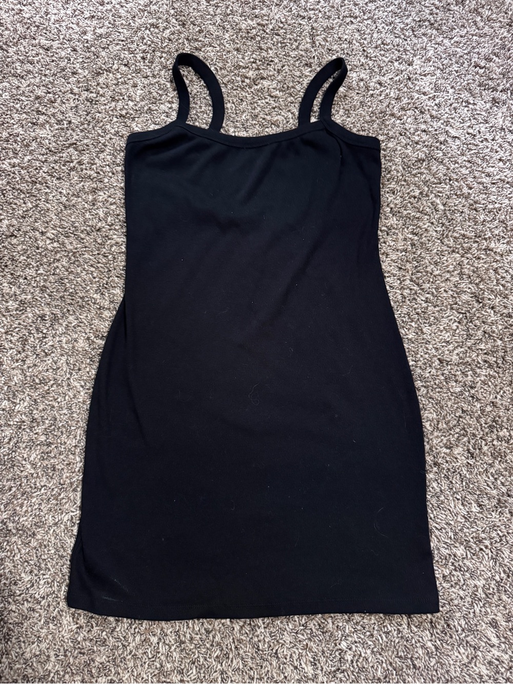 wild fable Black Ribbed Tank Top